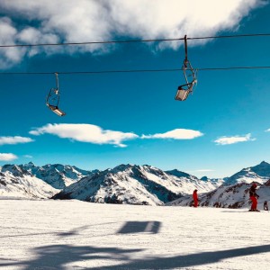People Skiing