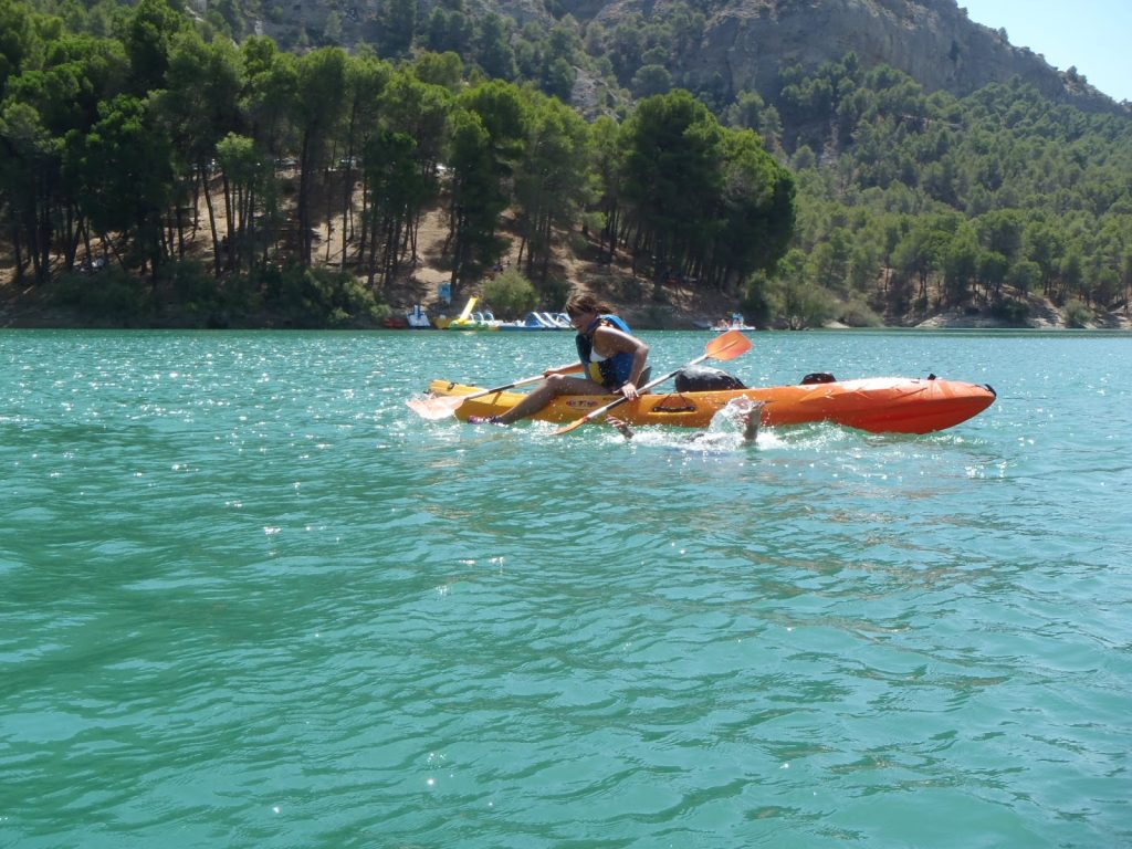 Kayaking in El Chorro