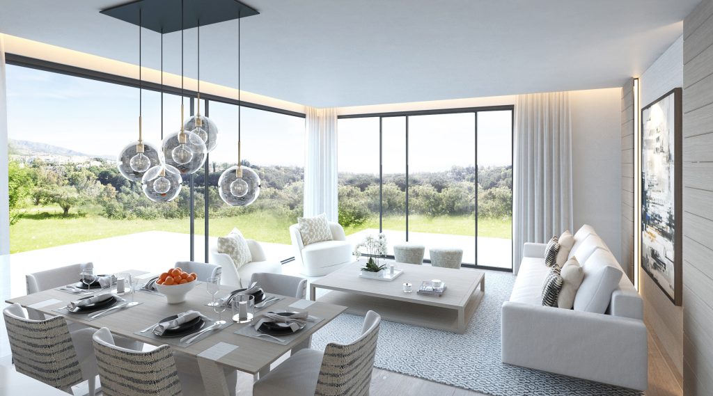 High ceilings at Marbella Club Hills